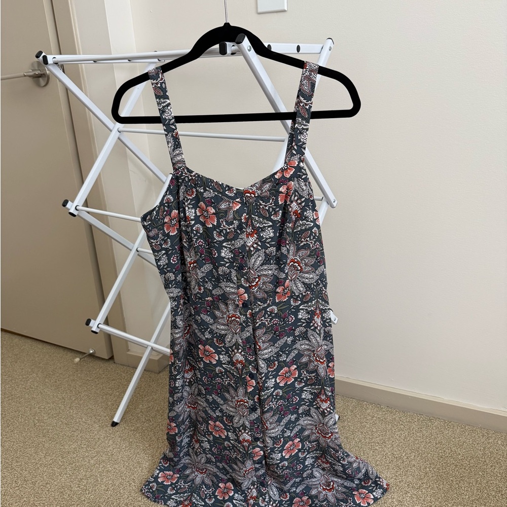 Loft Floral Sleeveless Dress